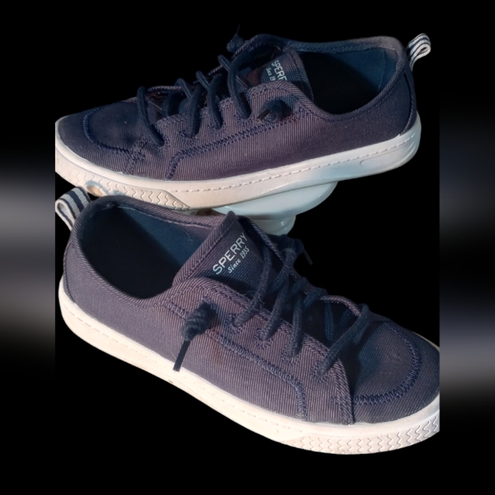 Sperry boat shoes navy blue size 6